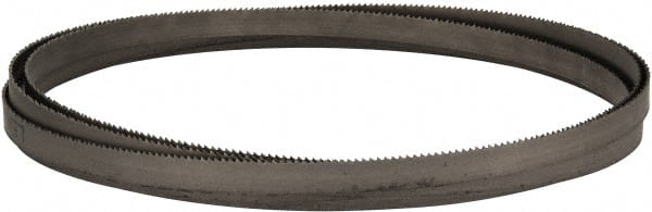 Lenox - 10 TPI, 12' 6" Long x 1/2" Wide x 0.035" Thick, Welded Band Saw Blade - Bi-Metal, Toothed Edge, Raker Tooth Set, Flexible Back, Contour Cutting - Exact Tooling