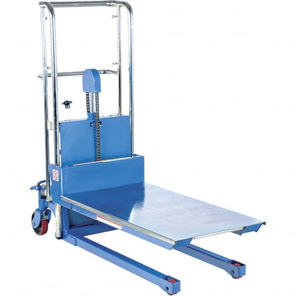 Vestil - 400 Lb Capacity Portable Hydraulic Hefty Lift Table - 3-1/2" Lift Height, 40" Platform Length x 23" Platform Width - Exact Tooling