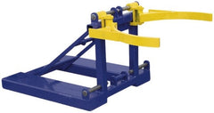 Vestil - 1,100 Lb Load Capacity, 30 & 55 Gal Forklift Drum Handler - 29" Wide x 22-1/2" High - Exact Tooling