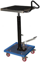 Vestil - 200 Lb Capacity Manual Hydraulic Post Lift Table - 31" Lift Height, 16" Platform Length x 16" Platform Width - Exact Tooling