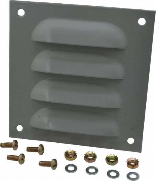 Cooper B-Line - Electrical Enclosure Steel Louver Plate Kit - For Use with Cooper B-Line Enclosures - Exact Tooling