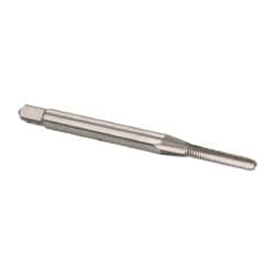 OSG - #2-56 UNC 2B 3 Flute Bright Finish Vanadium High Speed Steel Straight Flute Machine Tap - Bottoming, Right Hand Thread, 1-3/4" OAL, 7/16" Thread Length, H2 Limit, Oversize - Exact Tooling