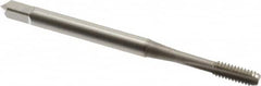 OSG - #5-40 UNC 2B/3B 3 Flute Nitride Finish Vanadium High Speed Steel Straight Flute Machine Tap - Bottoming, Right Hand Thread, 1-15/16" OAL, 5/8" Thread Length, H2 Limit, Oversize - Exact Tooling