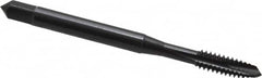 OSG - #10-24 UNC, 3 Flute, Oxide Finish, Vanadium High Speed Steel Spiral Point Tap - Plug Chamfer, Right Hand Thread, 2-3/8" OAL, 7/8" Thread Length, 0.194" Shank Diam, 2B/3B Class of Fit, Series 280 - Exact Tooling