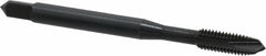 OSG - #10-32 UNF, 3 Flute, Oxide Finish, Vanadium High Speed Steel Spiral Point Tap - Plug Chamfer, Right Hand Thread, 2-3/8" OAL, 7/8" Thread Length, 0.194" Shank Diam, Series 280 - Exact Tooling