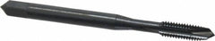 OSG - #10-32 UNF, 3 Flute, Oxide Finish, Vanadium High Speed Steel Spiral Point Tap - Plug Chamfer, Right Hand Thread, 2-3/8" OAL, 7/8" Thread Length, 0.194" Shank Diam, Series 280 - Exact Tooling