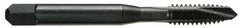 OSG - 1/2-20 UNF, 3 Flute, TiCN Finish, Vanadium High Speed Steel Spiral Point Tap - Plug Chamfer, Right Hand Thread, 3-3/8" OAL, 1-21/32" Thread Length, 0.367" Shank Diam, 3B Class of Fit - Exact Tooling