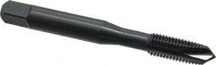 OSG - 5/16-24 UNF, 3 Flute, Oxide Finish, Vanadium High Speed Steel Spiral Point Tap - Plug Chamfer, Right Hand Thread, 2-23/32" OAL, 1-1/8" Thread Length, 0.318" Shank Diam, 2B Class of Fit, Series 280 - Exact Tooling