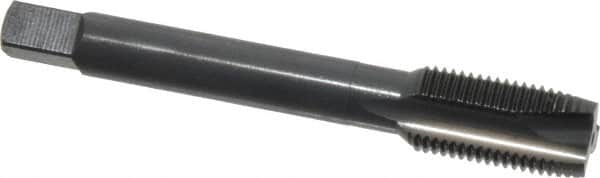 OSG - 1/2-20 UNF, 3 Flute, Oxide Finish, Vanadium High Speed Steel Spiral Point Tap - Plug Chamfer, Right Hand Thread, 3-3/8" OAL, 1-21/32" Thread Length, 0.367" Shank Diam, 3B Class of Fit, Series 280 - Exact Tooling