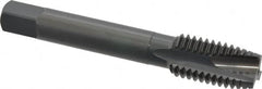 OSG - 5/8-11 UNC, 3 Flute, Oxide Finish, Vanadium High Speed Steel Spiral Point Tap - Plug Chamfer, Right Hand Thread, 3-13/16" OAL, 1-13/16" Thread Length, 0.48" Shank Diam, 2B Class of Fit, Series 280 - Exact Tooling