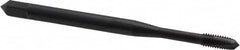 OSG - M3x0.50 Metric Coarse, 3 Flute, Oxide Finish, Vanadium High Speed Steel Spiral Point Tap - Plug Chamfer, Right Hand Thread, 1-15/16" OAL, 5/8" Thread Length, 0.141" Shank Diam, 6H Class of Fit, Series 289 - Exact Tooling