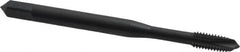 OSG - M4x0.70 Metric Coarse, 3 Flute, Oxide Finish, Vanadium High Speed Steel Spiral Point Tap - Plug Chamfer, Right Hand Thread, 2-1/8" OAL, 3/4" Thread Length, 0.168" Shank Diam, 6H Class of Fit, Series 289 - Exact Tooling