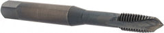 OSG - M7x1.00 Metric Coarse, 3 Flute, Oxide Finish, Vanadium High Speed Steel Spiral Point Tap - Plug Chamfer, Right Hand Thread, 2-23/32" OAL, 1-1/8" Thread Length, 0.318" Shank Diam, Series 289 - Exact Tooling