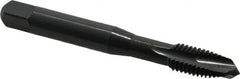 OSG - M8x1.25 Metric Coarse, 3 Flute, Oxide Finish, Vanadium High Speed Steel Spiral Point Tap - Plug Chamfer, Right Hand Thread, 2-23/32" OAL, 1-1/8" Thread Length, 0.318" Shank Diam, 6H Class of Fit, Series 289 - Exact Tooling