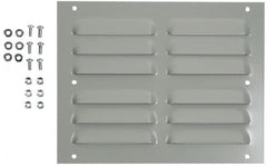 Cooper B-Line - Electrical Enclosure Steel Louver Plate Kit - For Use with Cooper B-Line Enclosures - Exact Tooling