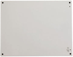 Cooper B-Line - 20-7/8" OAW x 32-7/8" OAH Powder Coat Finish Electrical Enclosure Flanged Panel - 36" x 24" Box, 12 Gauge Steel, Use with 362412RHC - Exact Tooling