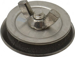 Cooper B-Line - 1/2" Conduit, 4X NEMA Rated, Electrical Enclosure Stainless Steel Hole Seal - UL Listed, Includes Oil-Resistant Gasket, Plated Stud & Wing Nut - Exact Tooling