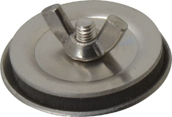 Cooper B-Line - 3/4" Conduit, 4X NEMA Rated, Electrical Enclosure Stainless Steel Hole Seal - UL Listed, Includes Oil-Resistant Gasket, Plated Stud & Wing Nut - Exact Tooling