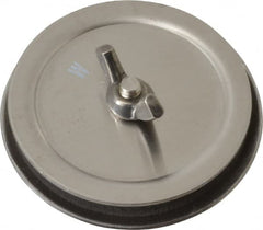 Cooper B-Line - 1-1/4" Conduit, 4X NEMA Rated, Electrical Enclosure Stainless Steel Hole Seal - UL Listed, Includes Oil-Resistant Gasket, Plated Stud & Wing Nut - Exact Tooling