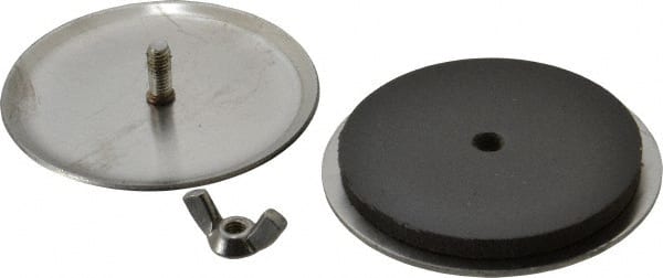 Cooper B-Line - 1-1/2" Conduit, 4X NEMA Rated, Electrical Enclosure Stainless Steel Hole Seal - UL Listed, Includes Oil-Resistant Gasket, Plated Stud & Wing Nut - Exact Tooling