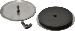 Cooper B-Line - 1-1/2" Conduit, 4X NEMA Rated, Electrical Enclosure Stainless Steel Hole Seal - UL Listed, Includes Oil-Resistant Gasket, Plated Stud & Wing Nut - Exact Tooling