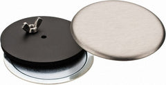 Cooper B-Line - 2" Conduit, 4X NEMA Rated, Electrical Enclosure Stainless Steel Hole Seal - UL Listed, Includes Oil-Resistant Gasket, Plated Stud & Wing Nut - Exact Tooling