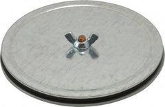 Cooper B-Line - 3" Conduit, 4, 12, 13, 3R NEMA Rated, Electrical Enclosure Steel Hole Seal - ANSI 61/UL Listed, Includes Oil-Resistant Gasket, Plated Stud & Wing Nut - Exact Tooling