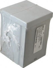 Cooper B-Line - Steel Junction Box Enclosure Screw Flat Cover - NEMA 3R, 4" Wide x 6" High x 4" Deep, Rainproof - Exact Tooling