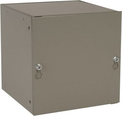 Cooper B-Line - Steel Junction Box Enclosure Screw Flat Cover - NEMA 1, 6" Wide x 6" High x 6" Deep - Exact Tooling