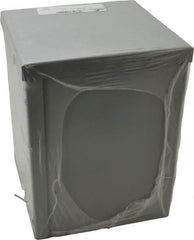 Cooper B-Line - Steel Junction Box Enclosure Screw Flat Cover - NEMA 3R, 6" Wide x 8" High x 6" Deep, Rainproof - Exact Tooling