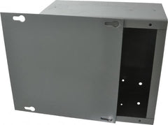 Cooper B-Line - Steel Junction Box Enclosure Screw Flat Cover - NEMA 1, 8" Wide x 8" High x 4" Deep - Exact Tooling