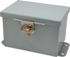 Cooper B-Line - Steel Standard Enclosure Hinge Flat Cover - NEMA 12, 13, 4" Wide x 6" High x 4" Deep, Dirt-tight & Dust-tight - Exact Tooling