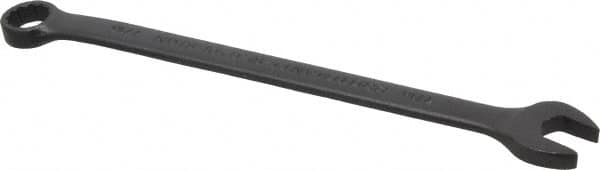 Proto - 7/16" 12 Point Offset Combination Wrench - 15° Offset Angle, 7" OAL, Steel, Black Finish - Exact Tooling