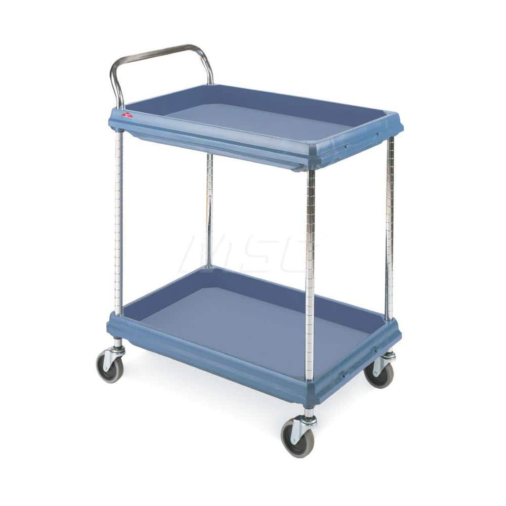 Metro - Carts; Type: Utility ; Load Capacity (Lb.): 300.000 ; Number of Shelves: 2 ; Width (Inch): 21-1/2 ; Length (Inch): 33-3/4 ; Height (Inch): 33-1/4 - Exact Tooling