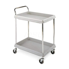 Metro - Carts; Type: Utility ; Load Capacity (Lb.): 300.000 ; Number of Shelves: 2 ; Width (Inch): 27 ; Length (Inch): 39-1/2 ; Height (Inch): 33-1/4 - Exact Tooling