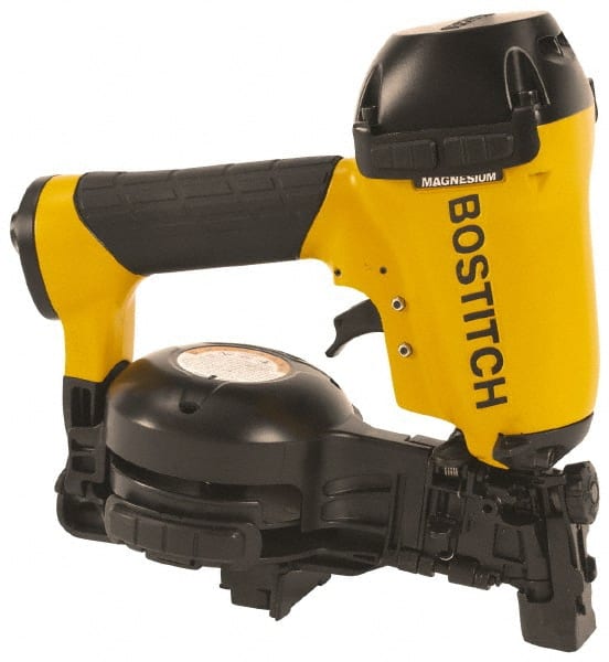 Stanley Bostitch - 3/4 to 1-3/4" Nail Length, 0.12" Nail Diam, Roofing Air Nailer - Exact Tooling