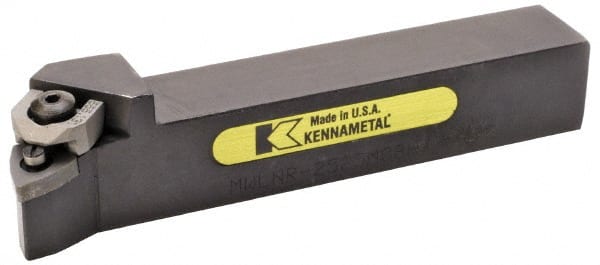 Kennametal - MWLN, Left Hand Cut, 5° Lead Angle, 20mm Shank Height x 20mm Shank Width, Negative Rake Indexable Turning Toolholder - 125mm OAL, WN..0804. Insert Compatibility, Series Wedgelock - Exact Tooling
