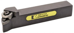 Kennametal - MWLN, Left Hand Cut, 5° Lead Angle, 20mm Shank Height x 20mm Shank Width, Negative Rake Indexable Turning Toolholder - 125mm OAL, WN..0804. Insert Compatibility, Series Wedgelock - Exact Tooling
