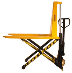 Wesco Industrial Products - 3,000 Lb Capacity Skid Lifter Scissor Lift - 3-1/2" Lift Height, 43" Platform Length x 20" Platform Width - Exact Tooling