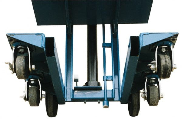 Vestil - 175 Lb Capacity Manual Cable Winch Lift Table - 1/4" to 58" Lift Height, 20" Platform Length x 20" Platform Width - Exact Tooling