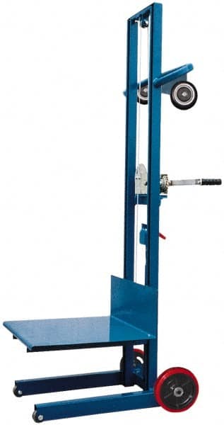 Vestil - 500 Lb Capacity Portable Steel Light Load Lift Table - 3-1/4" Lift Height, 20" Platform Length x 20" Platform Width - Exact Tooling