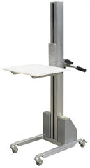 Vestil - 175 Lb Capacity Portable Aluminum Quick Lift Table - 5-1/2" Lift Height, 19" Platform Length x 24" Platform Width - Exact Tooling