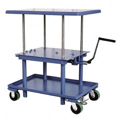 Vestil - 2,000 Lb Capacity Mechanical Lift Table - 28" Lift Height, 42" Platform Length x 30" Platform Width - Exact Tooling