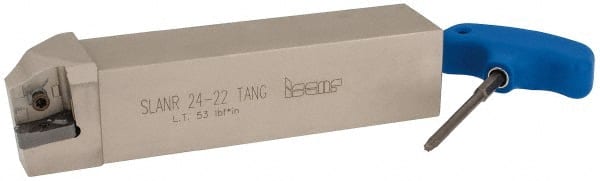Iscar - SLAN, Right Hand Cut, 1-1/2" Shank Height x 1-1/2" Shank Width, Negative Rake Indexable Turning Toolholder - 7" OAL, LNMX 2210 Insert Compatibility, Series Heliturn - Exact Tooling