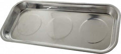 Eclipse - 14-3/16" Long x 6-1/4" Wide Magnetic Tray - Stainless Steel with Rubber-Coated Ferrite - Exact Tooling