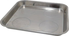 Eclipse - 11-1/2" Long x 10-11/16" Wide Magnetic Tray - Stainless Steel with Rubber-Coated Ferrite - Exact Tooling