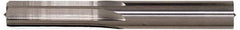 Hertel - Letter U Solid Carbide 6 Flute Chucking Reamer - Straight Flute, Straight Shank, 1-1/4" Flute Length, 3-1/2" OAL - Exact Tooling