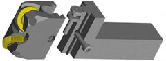 Dorian Tool - 3-1/4 Inch Long x 3/4 Inch Wide x 2 Inch High Knurl Holder Shank - Modular, Square Shank, Bump Knurler, Straddle Knurler - Exact Tooling