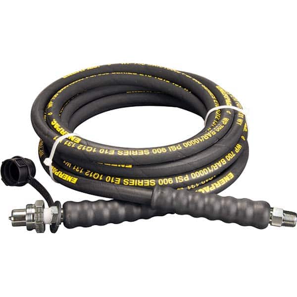 Enerpac - Hydraulic Pump Hose Inside Diameter (Inch): 0.375 Hose Length (Feet): 20.00 - Exact Tooling