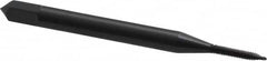 OSG - #0-80 UNF, 2 Flute, Oxide Finish, High Speed Steel Spiral Point Tap - Plug Chamfer, Right Hand Thread, 1-5/8" OAL, 5/16" Thread Length, 0.141" Shank Diam, 2B Class of Fit, Series 105 - Exact Tooling